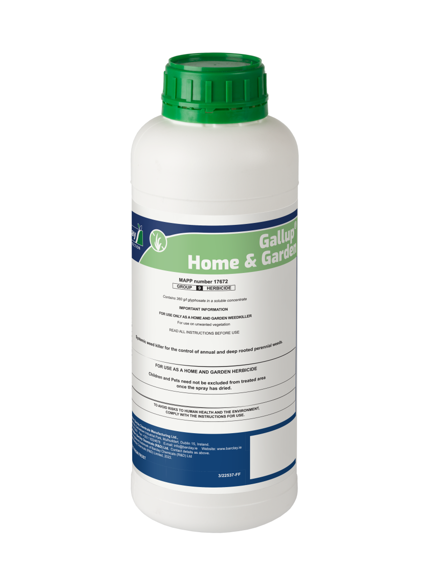 Gallup Home and Garden ® Industrial Strength Weed Killer (with Amateur user Label)