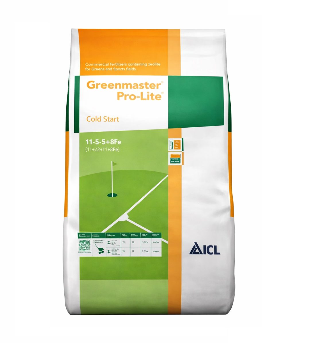 ICL Greenmaster Pro-Lite Cold Start 11-5-5+8Fe Fertiliser 25kg